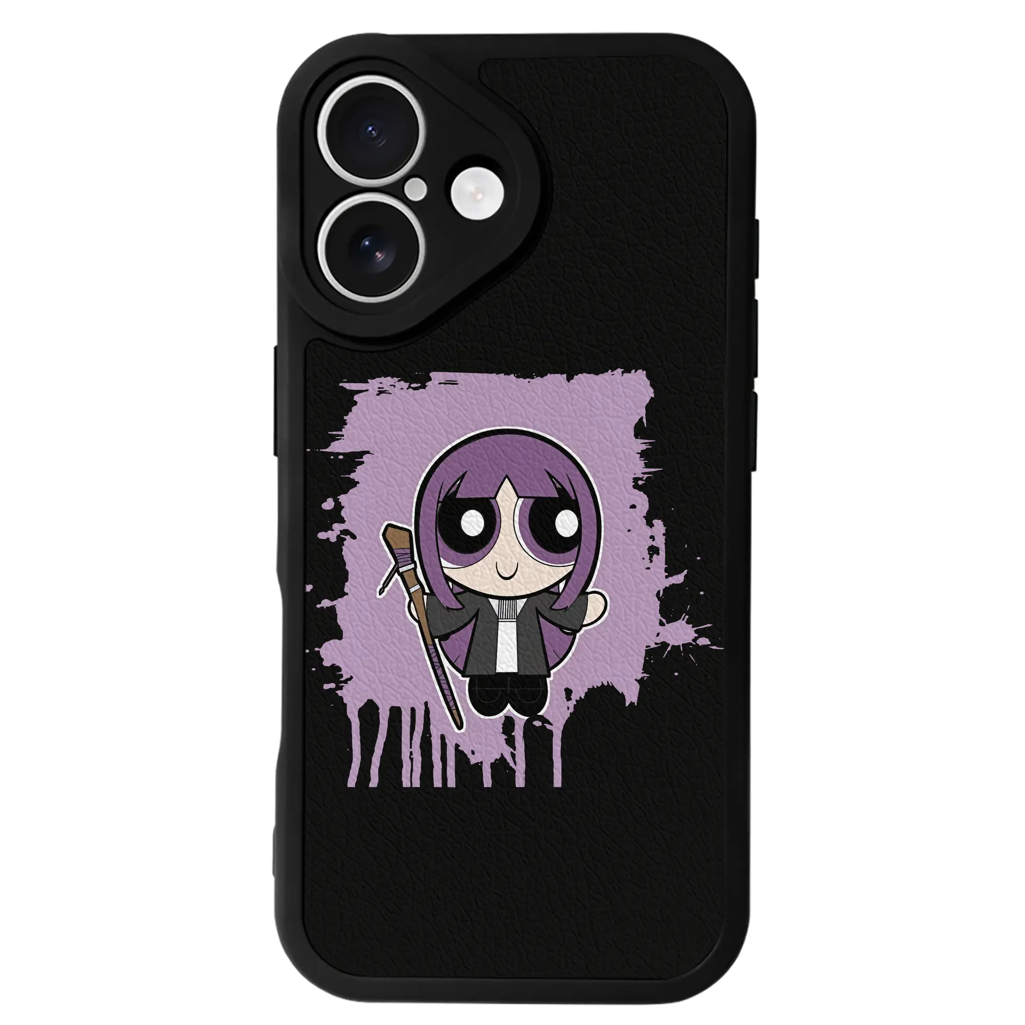 葬送のフリーレン（Frieren） グッズ,フェルン（Fern） - IPhone 16シリーズ対応 ・ シリコンスマホケース ・ レザー調 ・ 高精度フィット ・ 耐衝撃 ・ ワイヤレス充電対応 ・ 精密カット